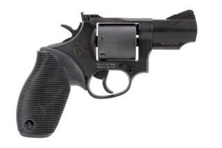Taurus 692 357 revolver features a rubber grip